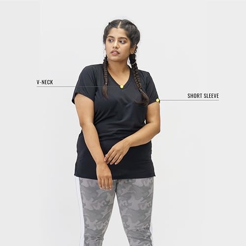 Image of Spirit Animal Plus Size Tshirts for Women | Casual Tshirts for Women | Tshirts for Women Workout, Gym, Running | Yoga Tshirt | Sweat Wicking Fabric | Relaxed Fit | Quick Dry