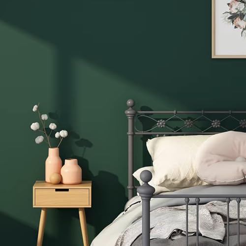 Image of Yancorp Matte Green Contact Paper Peel and Stick Wallpaper Removable Solid for Cabinest Self-Adhesive Drawer Stick and Peel Countertop Stickers(16 inchx78.7 inch, Green)