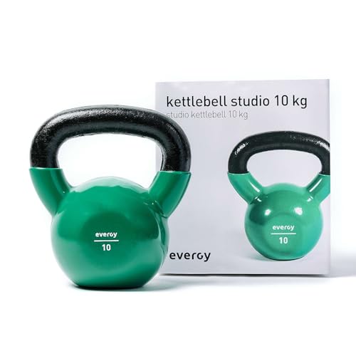Kettlebell Studio evergy 10 KG Home. Pesa Rusa. Kettlebell Swing, Snatch, Clean,Press o Sentadilla. Pesos Fitness para Gym en casa. Kettlebells Crossfit. Pesas Rusas Gimnasio en casa. - imagen 2