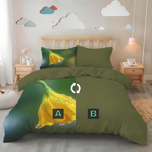 Housse de couette 200x200cm à zip pour changer vos draps sans effort