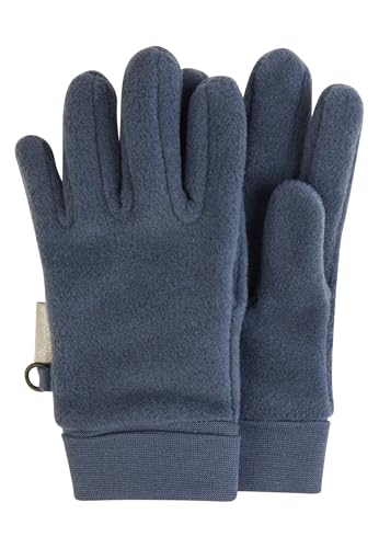 Sterntaler Fingerhandschuh Microfleece mit elastischen Bündchen Warme Kinder Handschuhe Unisex Winterhandschuhe für Jungen & Mädchen - Accessoire für kühlere Tage tintenblau Größe 6