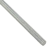 Global Industrial Threaded Rod - Zinc Plated Carbon Steel, 1/2-13 x 6', Lot of 6