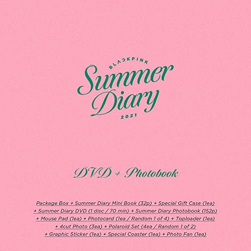 BLACKPINK 2021 Summer Diary DVD avec bonus de précommande YG Select pour collectionneurs - 3