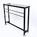 RINDOW Fencing Sword Stand, Fencing Table, Weapon Rack, Helmet and Mask Rack Can Hold 16 Swords and 10 Helmet Protectors, Fencing Gear Stand（42.5inx40.5inx11.8in）