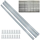 LAJIAOZ Heavy Duty Garage Door Reinforcement Struts - Ultimate Hurricane, Storm, Snow, and Wind Protection, Garage Door Braces, Reinforcement Kits, DIY & Professional Installation(16-20FT Super Brace)
