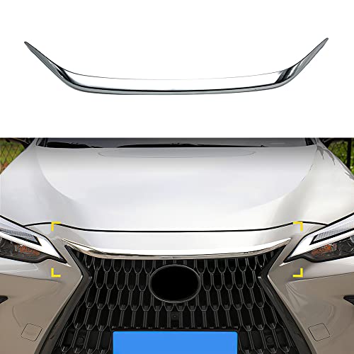 SWD-DG レクサス フロントバンパー フロントグリル ガーニッシュ メッキモール 外装パーツ 新型 LEXUS対応 20系 NX250 NX350H ABS製 1P【鏡面仕上メッキ】SWD-NX-26-S