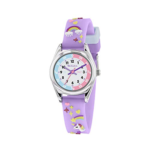  Tikkers Filles Analogique Quartz Montre avec B...