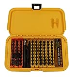Chapman MFG 1000 Mity Master Set - Includes Phillips, Slotted, SAE & Metric MM Hex, Ball Allen Hex, JIS, Star (for Torx), Robertson Bits, Complete Set 68 USA Made Insert Bits, Mini Ratchet Hand Tool