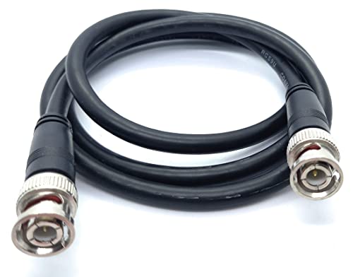 DRUT 1m BNC to BNC Cable Lead, Coaxial RG59/RG59U 75ohm for CCTV Video Camera Male to Male Plugs 3.3ft - Image 4