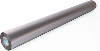 CYMMIYT Lámina Reactiva Rollo de lámina de Aluminio electroquímico Usado, Estampado en Caliente, Color Mate, 32cm de Ancho, tamaño A3, Dorado, Plateado, Rosa y Azul(Matte Silver)