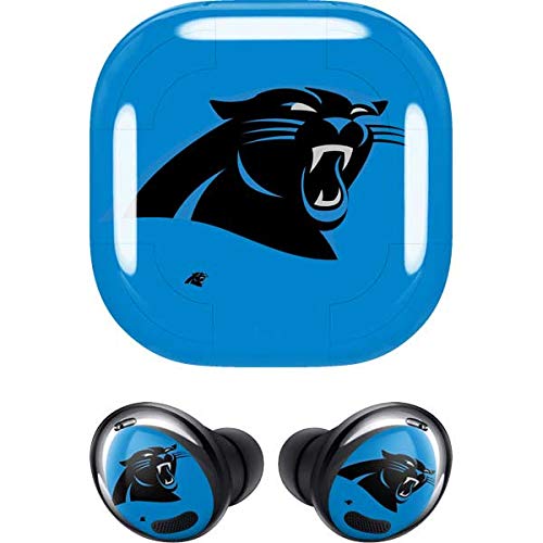 Skinit Decal Audio Skin Compatible with Samsung Galaxy Buds Pro - Officially Licensed NFL Carolina Panthers Large Logo Design
