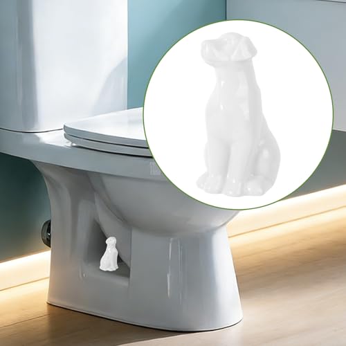Tapas para pernos de inodoro cerámicas decorativas color blanco cubre tornillos de váter 7