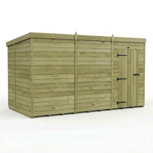 Image of DIY Sheds 12 x 6 Pent Shed (Single Door, No Windows)