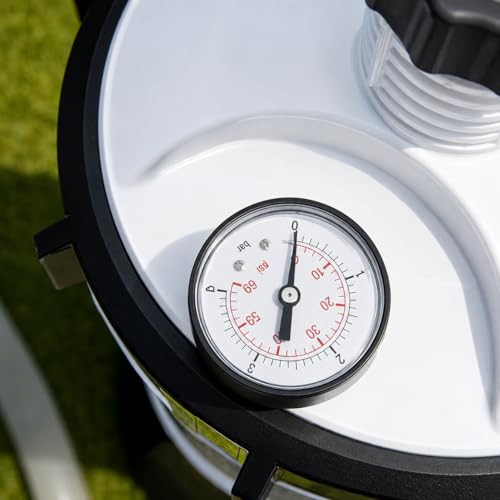 XtremepowerUS Pool Cartridge Filter System Built-in Pump 1.5" Fitting 1,500 GPH for Above Ground Swimming Pool Pressure Gauge Pool Filter Filtration System -Improved Water Clean & Clarity by XtremepowerUS - Image 5