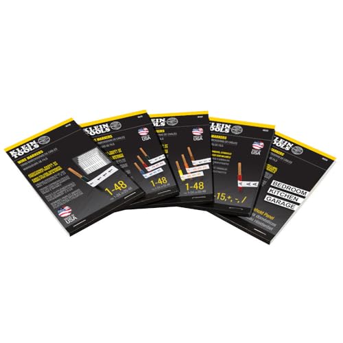 Klein Tools 56255 Wire Markers, Household Electric Panel w/Directory - Thumbnail 7