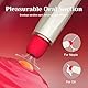 Lippenstift Vibrator für Frauen – Klitorisstimulator mit Saug- & Vibrationsfunktion, leise & wasserdicht – Intimspielzeug für diskrete Lust