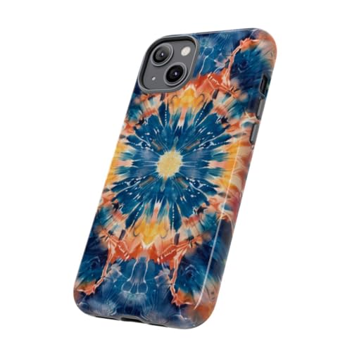 Coque iPhone 14 Plus bleu mandala bohème pour sublimer vos sorties - 2