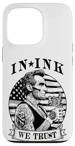 In Ink We Trust �ʔ����^�g�D�[�C���N���胊���J�[���^�g�D�[ �A�����J���� �X�}�z�P�[�X iPhone 13 Pro �p