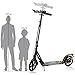 Tenboom Scooter Adults with Dual Suspension, Large Wheels Folding Adjustable Kick Micro...