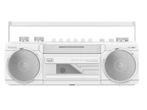 Trevi RR 501 BT Radiorecorder mit Bluetooth, Weiß