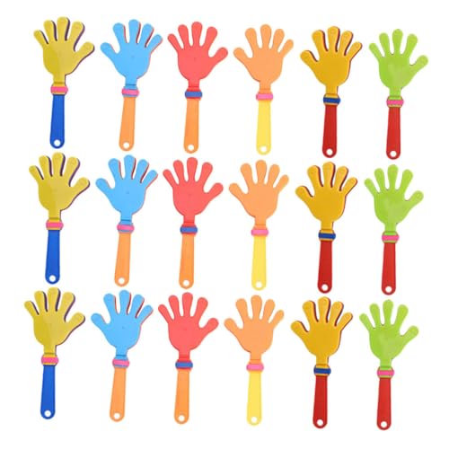 VALICLUD 24piezas Claquetas De Colores De Aplaudidores De Plástico Para Eventos Deportivos Fiestas Celebraciones Juguetes De Aplaudidores Para Animar