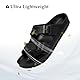 SAGUARO Herren Zehentrenner Hausschuhe Damen Sandalen Sommer Eva Pantoletten Flach Clogs Strand Slippers Schwarz 42