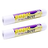 NUOBESTY Kraftpapierrolle Zeichnungspapierrolle Recyclingpapier Handwerk Transparentpapierrolle Kunst Skizze Farbe Malbrett zum Malen Zeichnen - 5M X 0. 45M (Weiß)