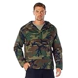 Rothco Anorak Parka - Insulated Cold Weather Jacket Comfortable and Warm Winter Coat (US, Alpha, Medium, Regular, Regular, Woodland Camo)