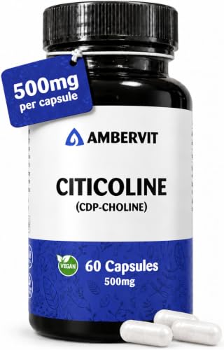 Citicolina CDP-Colina 500 mg – 60 Cápsulas – Memoria y Concentración
