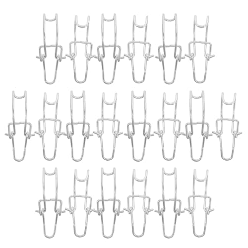 Clips de filtre à air en fer robustes pour couvercle de moteur universels | Lot de 20 pièces