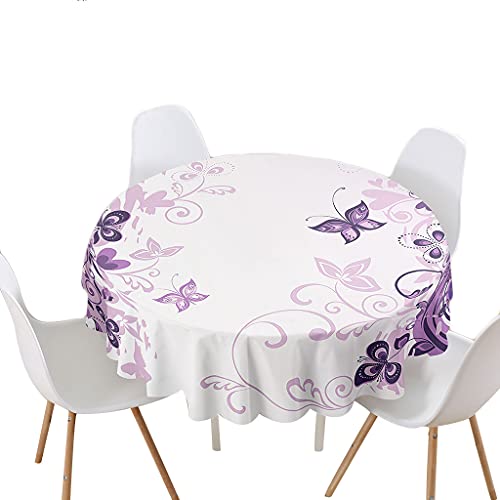 Highdi 3D Tovaglia Rotonda Antimacchia, Stampa