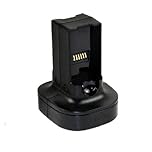 OSTENT Universal Quick Battery Pack Charger Dock for Xbox 360 Controller Color Black