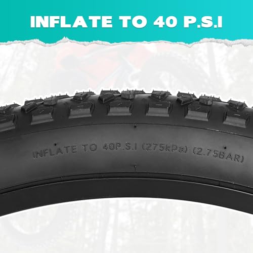 WEEROCK 20/24/26 Inch E Bike Tires Fat Bicycle Tire