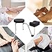 Josbuynls Pedicure Foot Rest Stool, Height and Length Adjustable Beauty Nail Salon Pedicure Stool PVC Pad Leg Rest Pedicure Foot Rest Stand for Spa Beauty Salon Studio Equipment Supplies (Black)