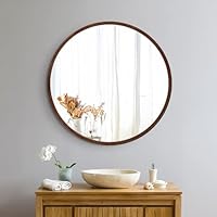 クラシック円形木製壁掛け鏡 Amazon.co.jp: 丸 鏡 壁掛け 壁掛け 丸型ミラー 丸型ミラー 鏡