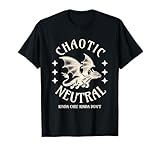 Chaotic Neutral Alignment Funny Roleplaying Character T-Shirt