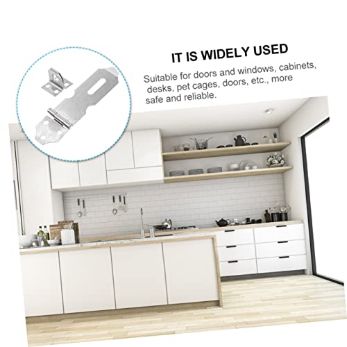 Image of DOITOOL Stainless Steel Locks 20pcs Heavy Duty Hasp Door Latch Padlock Clasp for Security