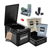 BOXIO – BOXIO - Toilet Max+: Mobile Trockentrenntoilette Komplettset