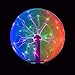 SZCQ Magic Plasma Disco Ball Lamps Touch Sound Sensitive Desk Lamp Light Nebula Sphere Lightning Globe Home Room Decor electrostatic Flashing Balls Stem Nightlight 8 Inch