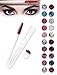 Eyelash brush - 20 pcs disposable eye lash wand and comb applicator in a tube - Make up tool for eyelash extension supplies