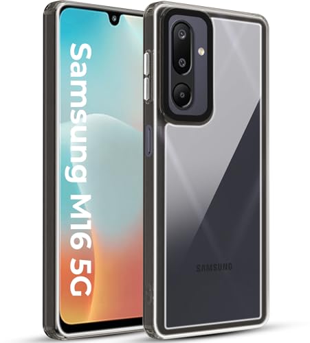 Image of A rtistque Ultra Stylish Back Cover Case for Samsung Galaxy M16 5G / F16 5G | Premium Shockproof TPU | Protective Design | Samsung M16 Back Cover - Black