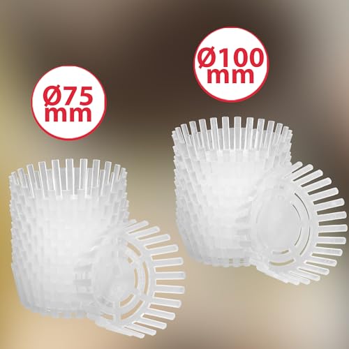 Miniatura 9 de Kotarbau Set De 20 Unidades Pesos De Fermentación - Rejilla De Fermentación Para Tarros - Polipropileno - 100 Mm - Transparente - Accesorio Para Conservas