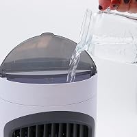 LIVINGTON SmartChill - Klimagerät mit Wasserkühlung - Tragbares Klimagerät mit 3 Stufen - kraftvoller Mini Luftkühler mit Tankvolumen für 12h Kühlung – Ansicht 6