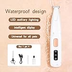 Hundeschermaschine,Pfotentrimmer für Hunde,Pfotentrimmer Mit LED-Licht,paw trim pro Hunde Haarschneidemaschine,Superleise, Elektrische Für Hunde Katzen,Pfoten, Augen,Ohren,Gesicht, Körper – Bild 3