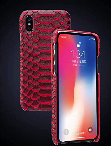 Coque iPhone Xs Max antichoc en cuir python avec protection intégrale - 5