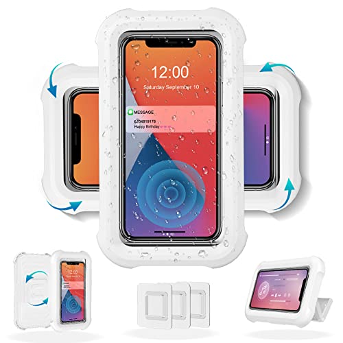 Support de téléphone de douche étanche rotatif à 480 ° Cover