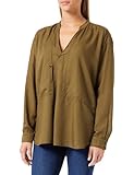 g-star raw v-neck top long sleeve femme, vert (dark olive d23817-d297-c744), xl