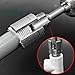 2025 Integrated Internal & External Pipe Threading Tool, Electric Drill Compatible Pvc Pipe Threader Kit, 3/4'' Internal External Rethreading Maker (1/2