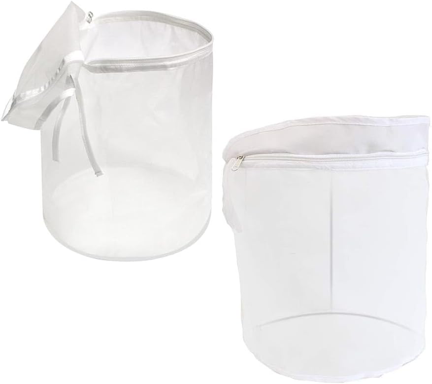 Agroplus Reusable 2Gallon 2pack 220 micron zipper filter bag all mesh Nylon filter Bags,Brew Bags