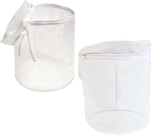 Sunlord Bolsa de filtro de colador, paquete de 2 bolsas de 2 galones con cremallera de filtro de 220 micrones para 2 galones